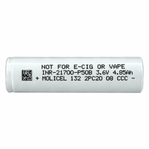 Alternative view of MOLICEL INR-21700-P50B Lithium-Ion Cell