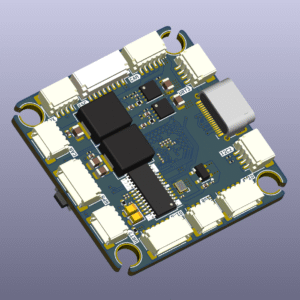 Alternative view of Zerodrag STRIX H7 flight Controller