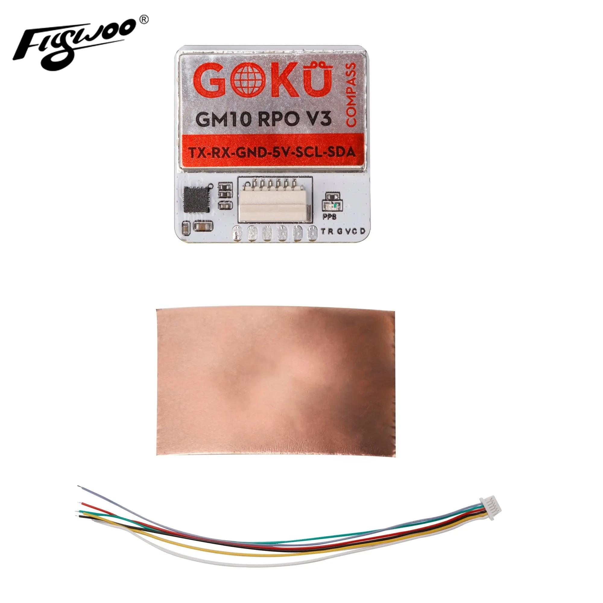 Flywoo GOKU GM10 Pro V3 GPS Module w/ Compass - Image 6