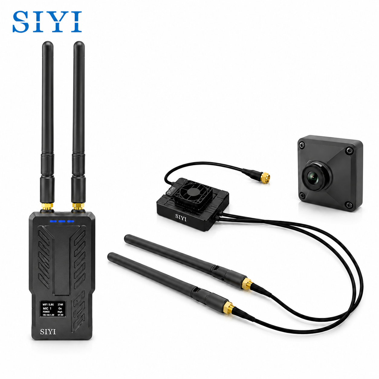SIYI HM30 Long Range Full HD Digital Image Transmission FPV System 1080p 60fps 150ms SBUS PWM Mavlink Telemetry OSD 20KM CE FCC