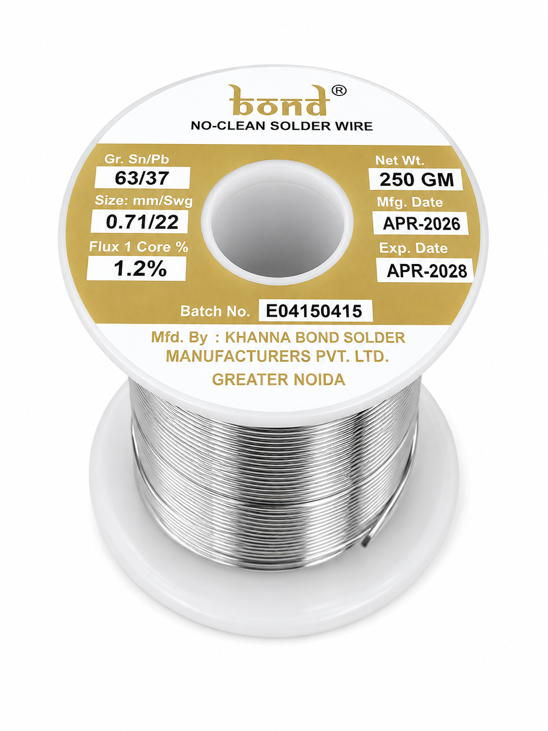 BOND SOLDER WIRE 63/37 (250gm)