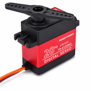 Alternative view of 20KG Digital Servo with Aluminum Metal Gears 180°