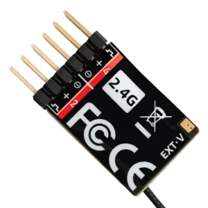Alternative view of Radiomaster ER4 2.4GHz ELRS PWM Receiver