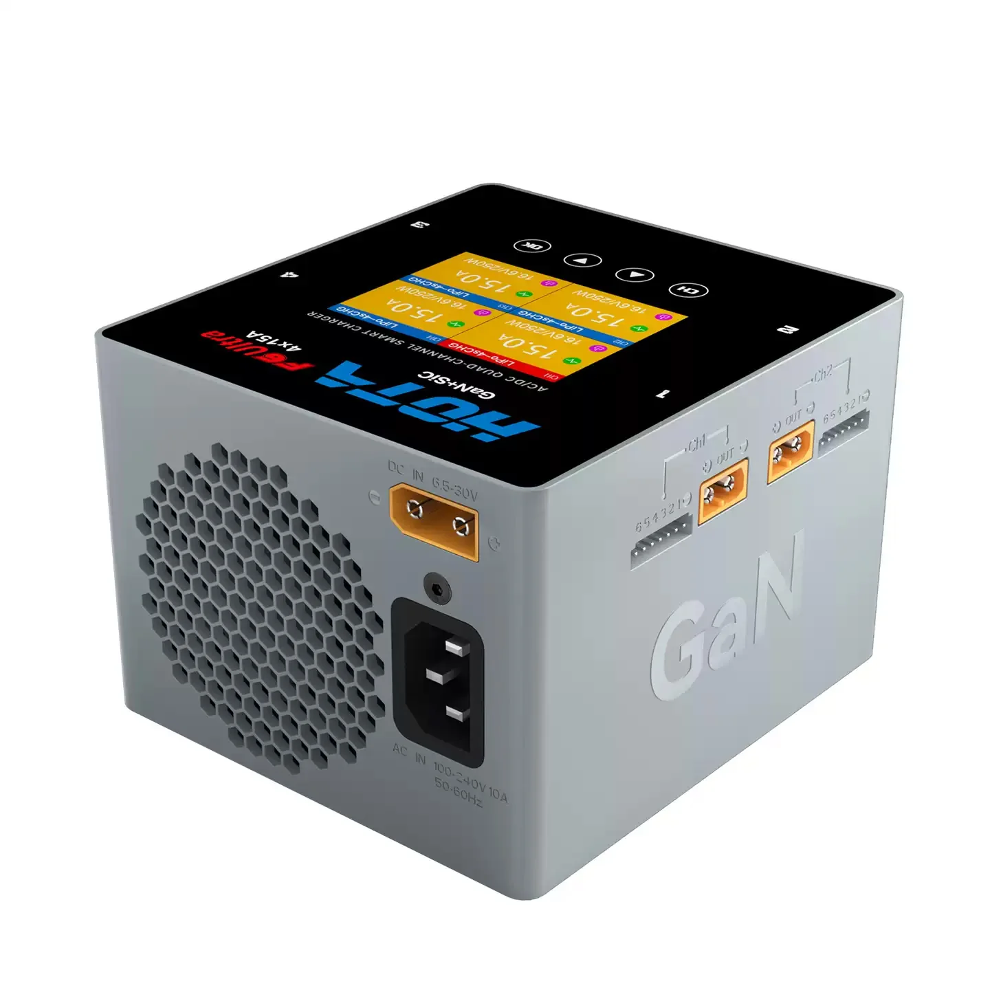 HOTA F6 Ultra Quad Channel AC/DC Smart Charger - Image 4