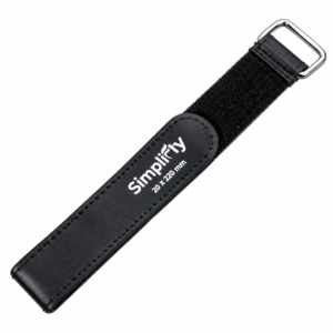 SimpliFly 20*220MM Reverse Velcro zip ties with silicone webbing