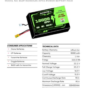 Li-Ion battery pack 6S2P, 10000 mAh (Samsung) - Image 3