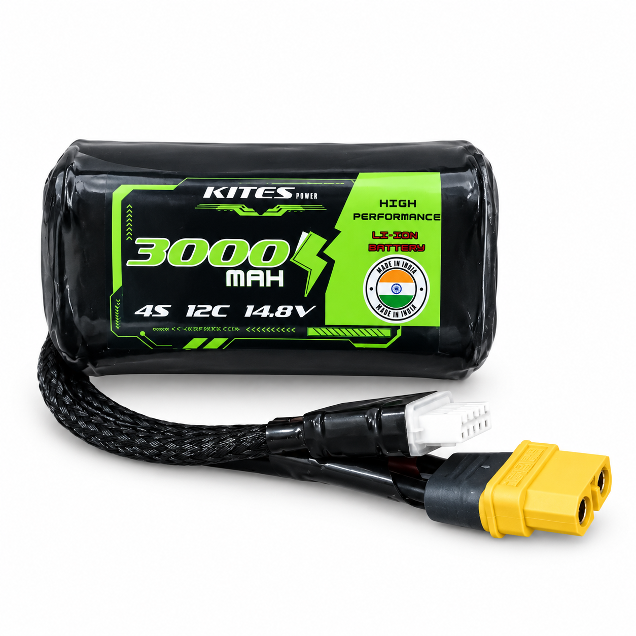 Li Ion battery pack 4S1P, 3000 mAh(P30B)- Molicel