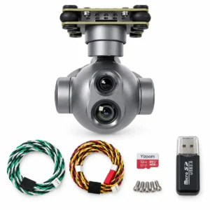 Skydroid C12 Pro 4K DUAL LIGHT (DAY+THERMAL) with 30X Zoom & AI Tracking Gimbal Camera - Image 5