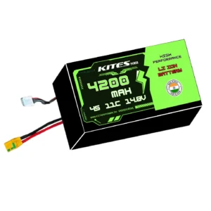 Alternative view of Li-Ion battery pack 4S1P, 4200 mAh( P42A)- Molicel